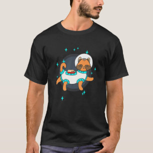 Camiseta Galaxia de nave espacial Estrellas Volando Cat Kit