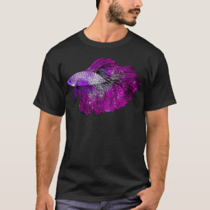 Camiseta Galaxia de peces Betta Rosa