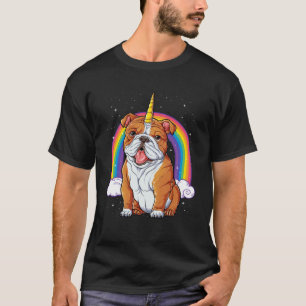 Camiseta Galaxia de perro arco iris de Chicas de unicornio