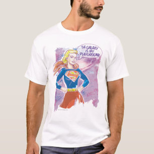 Camiseta Galaxia de Supergirl