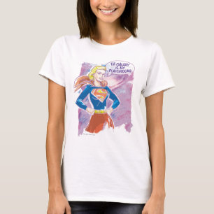 Camiseta Galaxia de Supergirl