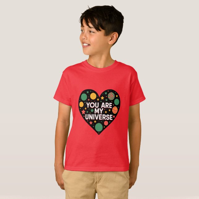 Camiseta Galaxia del amor (Anverso completo)