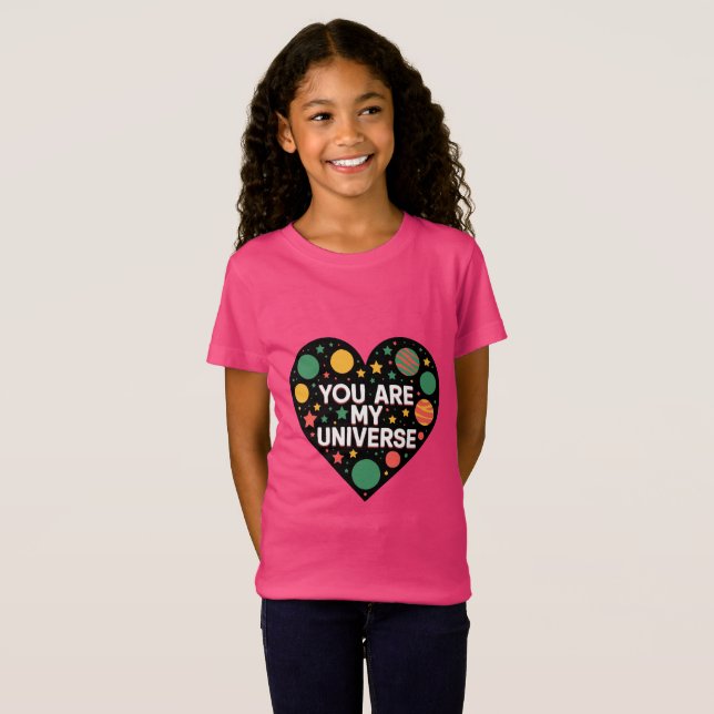 Camiseta Galaxia del amor (Anverso completo)