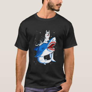 Camiseta Galaxia del espacio del perro Husky