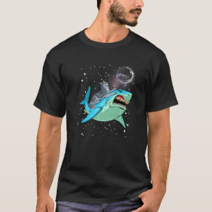 Camiseta Galaxia del espacio del perro Jawsome del Husky Sh