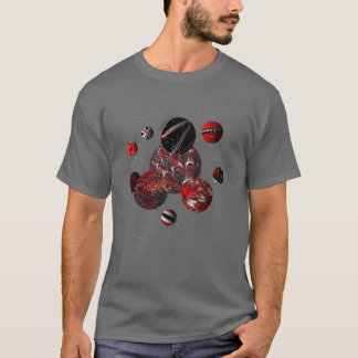 Camiseta Galaxia del planeta rojo