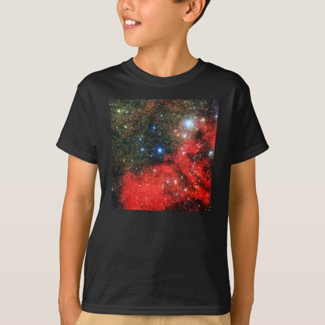 Camiseta Galaxia Dustada De Oro Caído (Anverso)