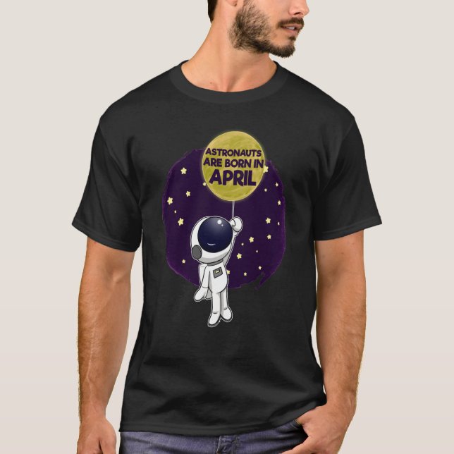 Camiseta Galaxia Espacial Astronauta Cumpleaños Bday Nacido (Anverso)