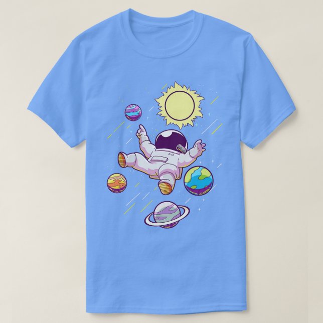 Camiseta Galaxia espacial de Planetas Astronautas (Diseño del anverso)