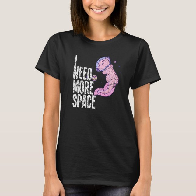 Camiseta Galaxia espacial Volando Axolotl Spacesuit Salaman (Anverso)