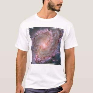 Camiseta Galaxia Espiral Barrada Messier 83.