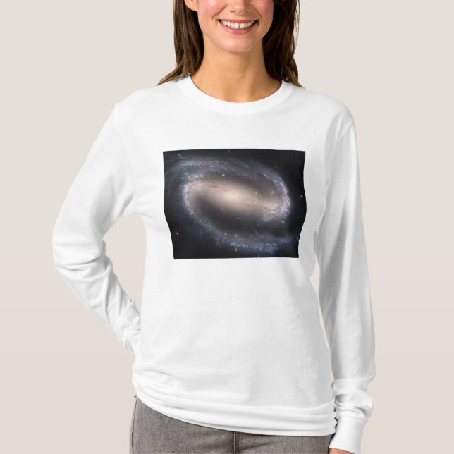 Camiseta Galaxia espiral con barras NGC 1300 (Anverso)