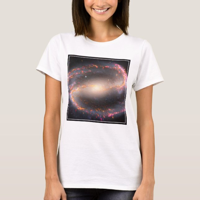 Camiseta Galaxia Espiral Ngc 1300. (Anverso)
