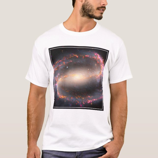 Camiseta Galaxia Espiral Ngc 1300. (Anverso)