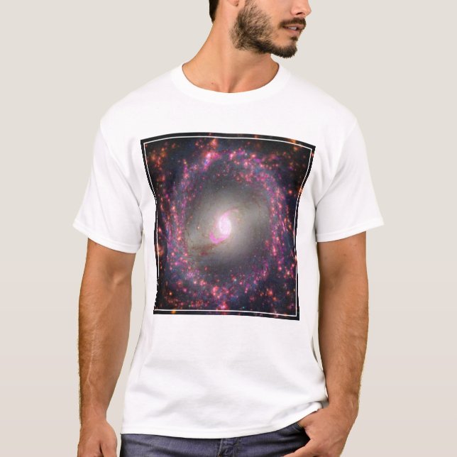 Camiseta Galaxia Espiral Ngc 3351. (Anverso)