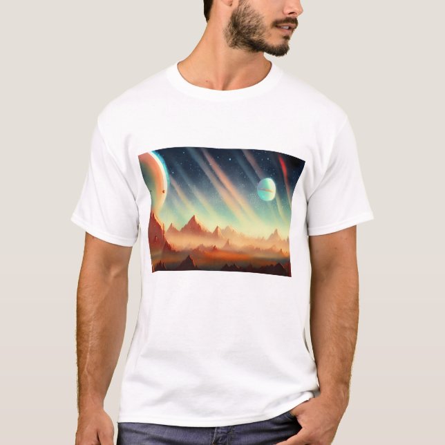 Camiseta Galaxia, Universo, Estrellas, Espacio Ultraterrest (Anverso)