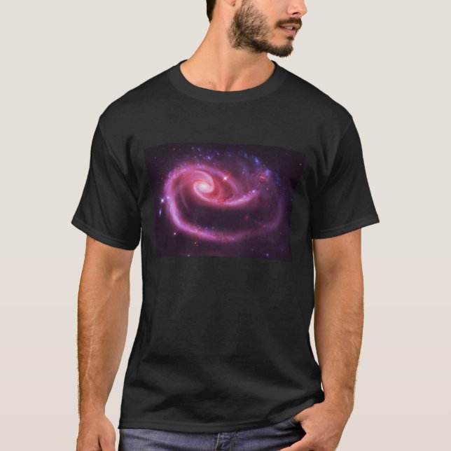 Camiseta Galaxias Rosa Rosa (Anverso)