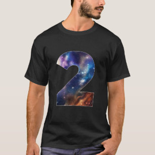Camiseta Galaxy 2 años Segundo espacio de cumpleaños Astrón