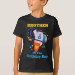 Camiseta Galaxy Birthday Shirt Space Brother<br><div class="desc">Celebrar el primer cumpleaños del bebé con esta camiseta especial,  diseño especial y personalizado</div>