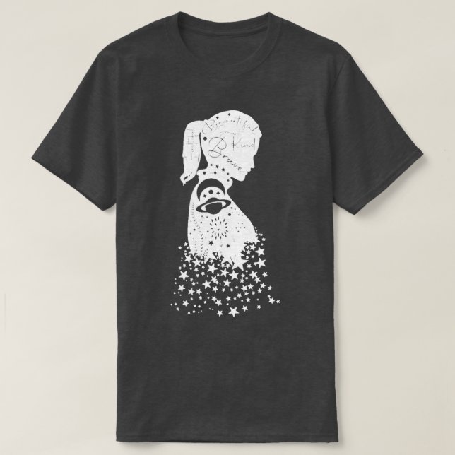 Camiseta Galaxy Chica Madre Hermana Astrología Brujería Gót (Diseño del anverso)