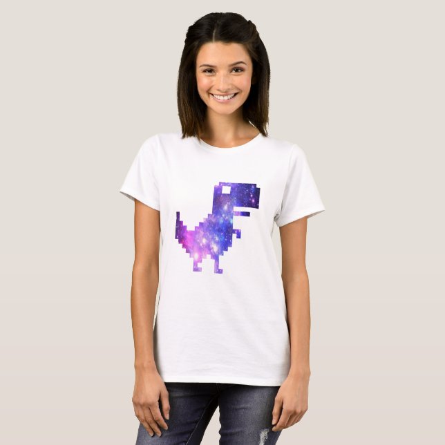 Camiseta Galaxy Chrome T-Rex (Anverso completo)