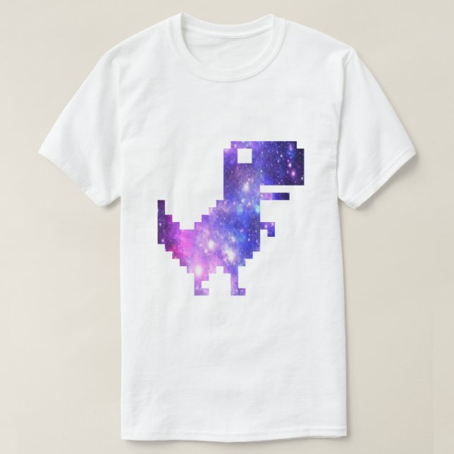 Camiseta Galaxy Chrome T-Rex (Diseño del anverso)