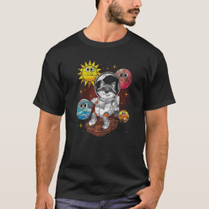 Camiseta Galaxy Forest Animal Cute Planetas Astronautas Rac