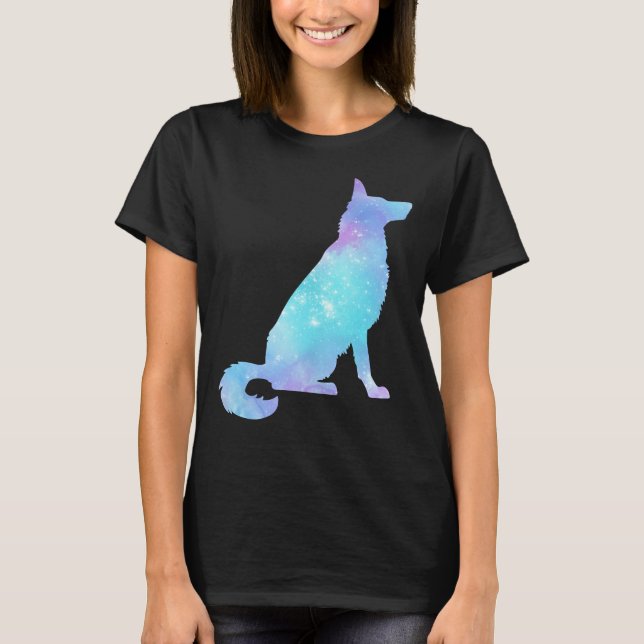 Camiseta Galaxy German Shepherd (Anverso)