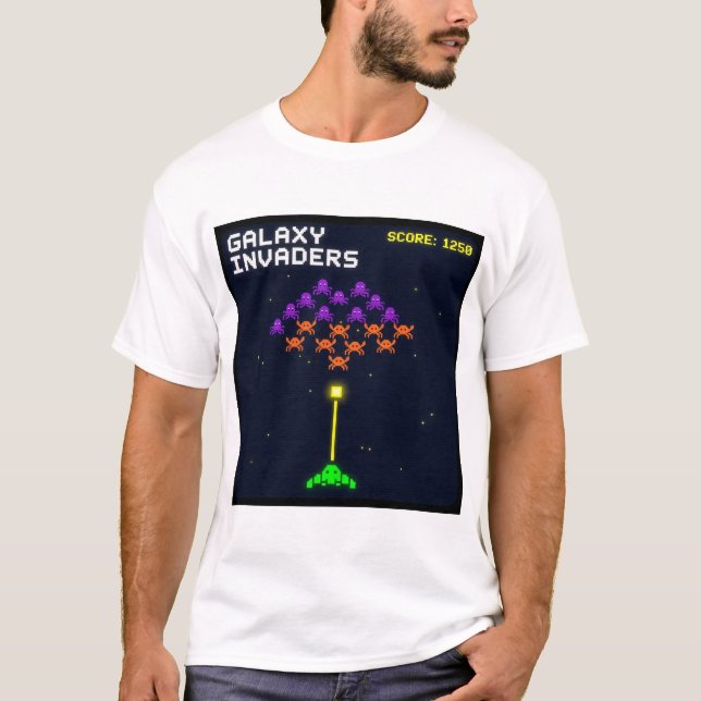 Camiseta Galaxy Invaders T-Shirt (Anverso)