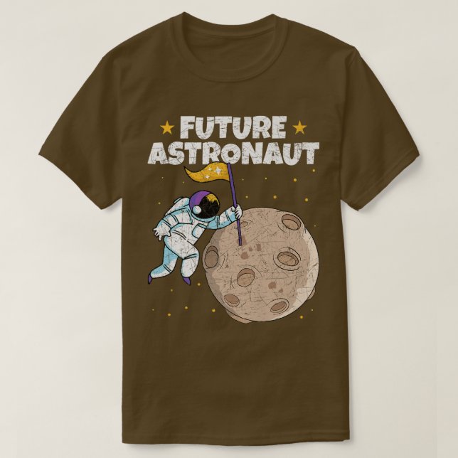 Camiseta Galaxy Moon Landing Space Science Future Ast (Diseño del anverso)