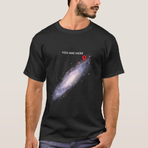 Camiseta Galaxy Science Geek Gift T Shirt Estás aquí Profun