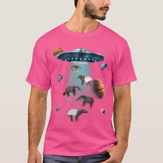 Camiseta Galaxy Tapir Space Ufo Alien Stars Animal Malayan