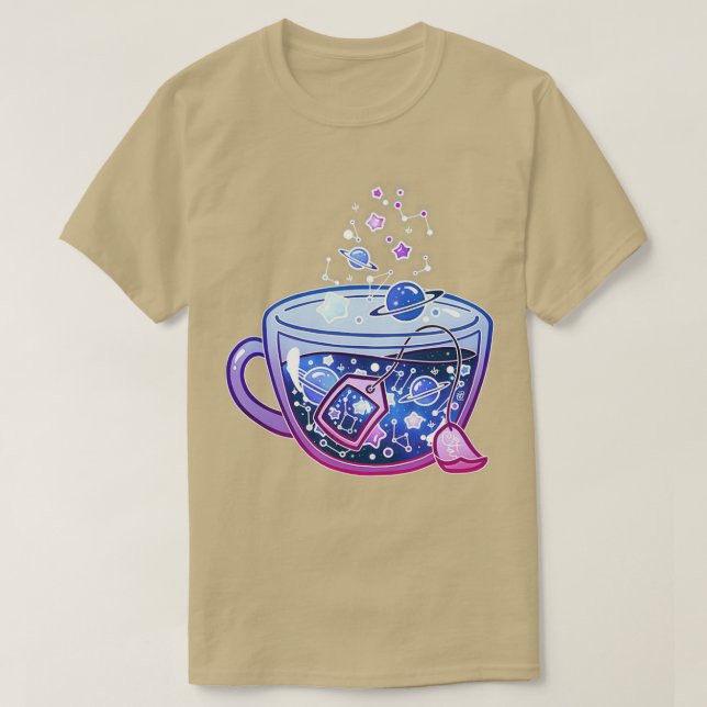 Camiseta Galaxy Tea (Diseño del anverso)
