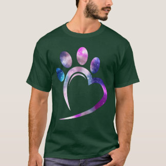 Camiseta Galay Dog Paw Dog Lover chico divertido