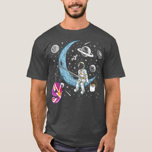 Camiseta Galay Funny Bi de la luna del hombre espacial astr