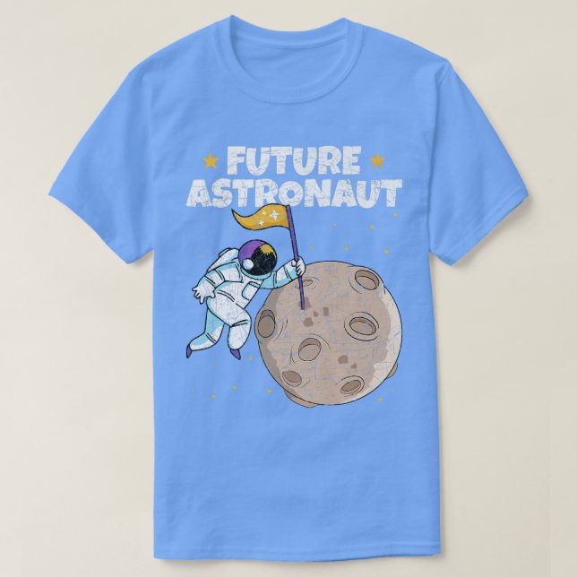 Camiseta Galay Moon Landing Outer Space Science Future Astr (Diseño del anverso)