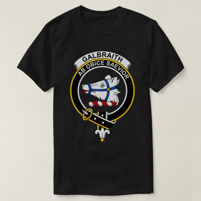 Camiseta Galbraith Escudo Tartan Clan Scottish Clan (Diseño del anverso)