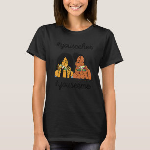 Camiseta Galentines Day Single Best Melanin Queen Black Wom