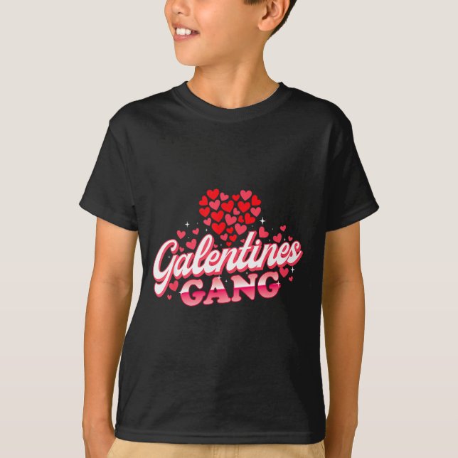 Camiseta Galentines Gang - Galentine's Day Gals Sisterhood  (Anverso)