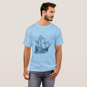 Camiseta Galeón - Green oceánico
