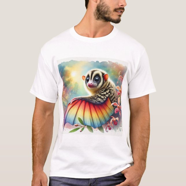 Camiseta Galeopithecus Majesty 290824AREF145 - Watercolor (Anverso)