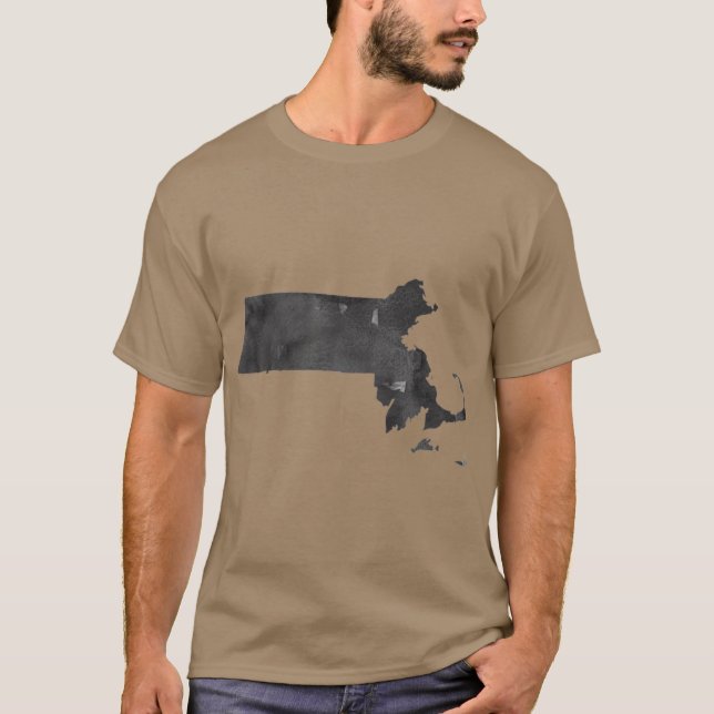Camiseta Galería de arte arte arte Massachusetts Estado con (Anverso)