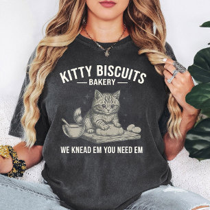 Camiseta Galería de Gatos Divertidos Panadería Gato Amasand