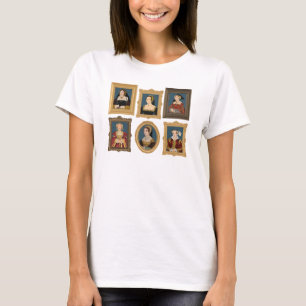 Camiseta Galería de las seis esposas de Enrique VIII