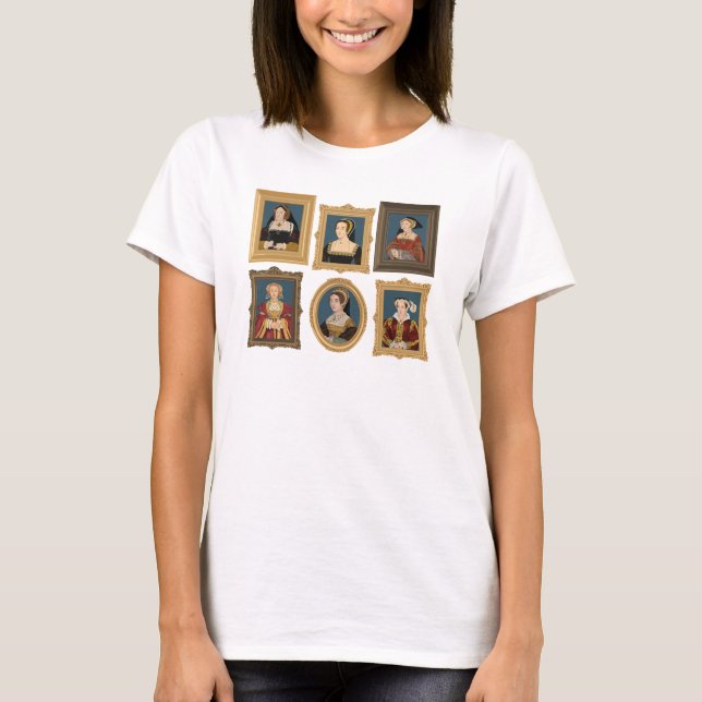 Camiseta Galería de las seis esposas de Enrique VIII (Anverso)