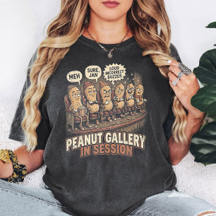Camiseta Galería de maní divertida película de teatro dibuj