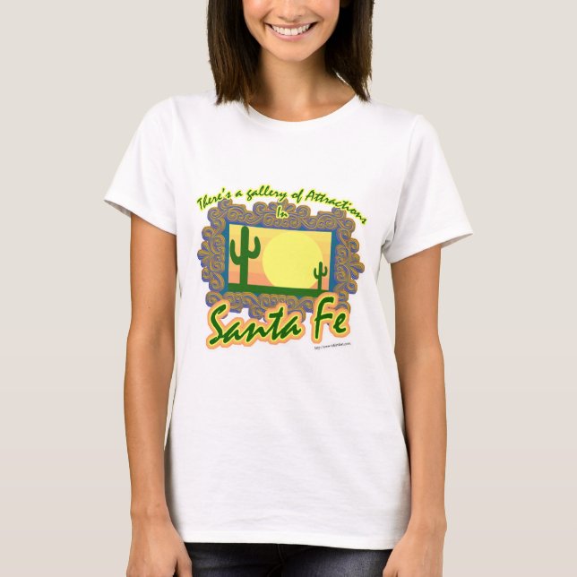 Camiseta Galería Santa Fe Guay Viajes Eslogan de arte (Anverso)