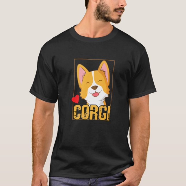 Camiseta Galés Corgi Cardigan Dog (Anverso)
