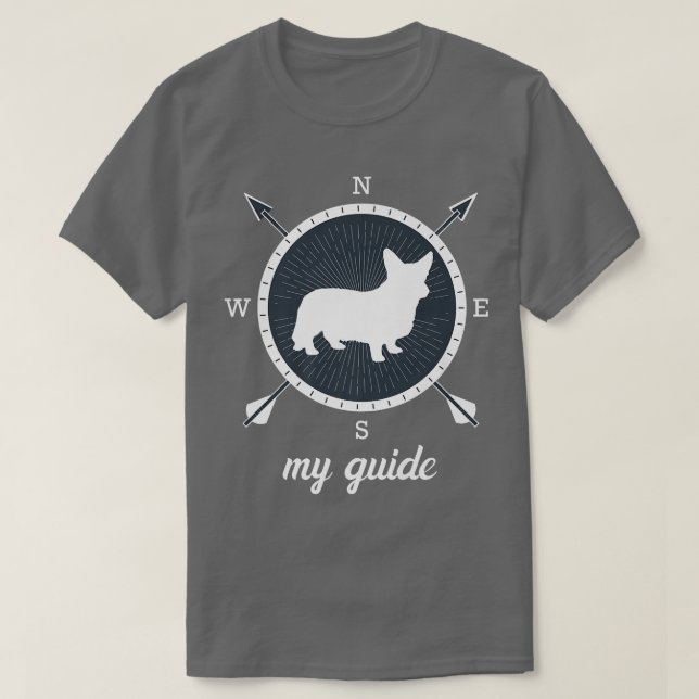 Camiseta Gales Corgi Dog Retro1589 (Diseño del anverso)