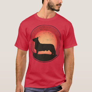 Camiseta Galés Corgi Dog Retro Premium T-Shirt Copy Co